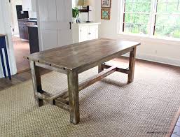 19 diy farmhouse table plans. Diy How To Build A Faux Barnwood Dining Table Building Strong