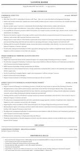 Andrew brown address line 1 address line 2 t: Commercial Executive Resume Sample Mintresume