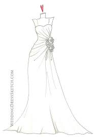 In this step, we will draw a rectangle that looks very much like a flowerpot. Custom Wedding Dress Sketch Personalized By Weddingdresssketch 79 00 Dress Sketches Fashion Drawing Dresses Fashion Illustration Sketches Dresses