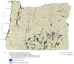 oregon wetlands map water resources oregon map