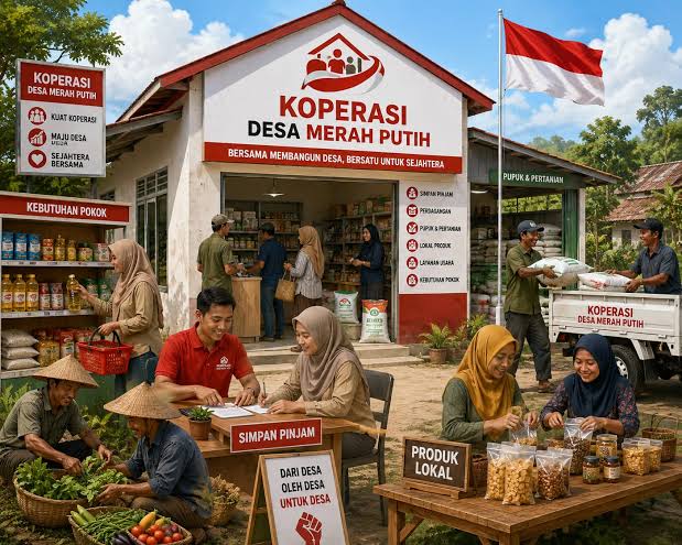 Koperasi Merah Putih Serap Hasil Pertanian, Perikanan, dan Peternakan