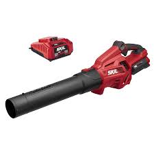 Once you have problems in starting the mower, yet the battery isn't the issue, the solenoid switch might be the next possible. Skil Pwr Core 40 40 Volt 120 Mph Brushless Handheld Cordless Electric Leaf Blower 2 5 Ah Battery Charger Included In The Cordless Electric Leaf Blowers Department At Lowes Com