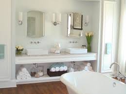 Amazing gallery of interior design and decorating ideas of bathroom vanity with shelves in bathrooms by elite interior designers. Vanity Organizer Hgtv