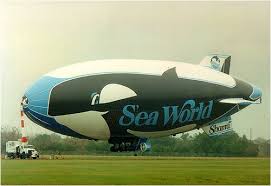 Sea World Shamu One Zeppelin Airship Sea World Zeppelin