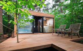 Hygiene arrangements after each use would need to be thorough and bather use would need to be controlled to the size of the unit. Outdoor Sauna And Steam Room Nach Alpha Wellness Sensations Archello
