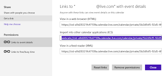 Connect Outlook Com Via Ics Feed Doodle