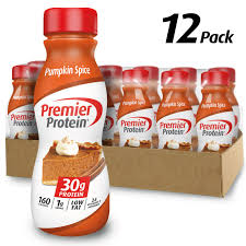Premier Protein Shake Pumpkin Spice Limited Time 30g Protein 11 5 Fl Oz 12 Ct Walmart Com Premier Protein Shakes Premier Protein Protein Pumpkin