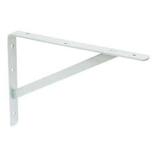 1u heavy duty adjustable rackmount shelf. 15 75 In White Heavy Duty Shelf Bracket Lowe S Canada