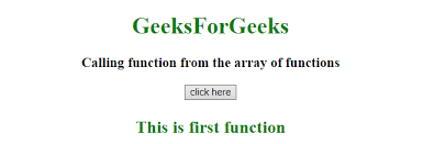 Map () does not execute the function for array elements without values. Array Of Functions In Javascript Geeksforgeeks