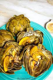 Recipes For Ninja Foodi Roasted Artichoke Green Chili Recipes Artichoke Recipes