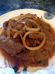 Bistec Encebollado Puerto Rican Style Recipe How To Make Beef W Onions Bistec Guisado Encebollado Recipe Food Caribbean Recipes Recipes