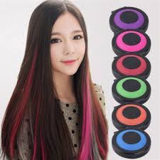 Professional 6 Colors Temporary Hair Dye Powder Cake Styling Hair Chalk Set Soft Pastels Salon Tools K Temporary Hair Dye Temporary Hair Color Salon Hair Color