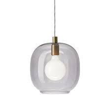 Mabon Pendellampe Mit Rauchglas Rauchglas Pendelleuchte Mit Halterung In Messing Geburstet Pendant Light Ceiling Lights Light