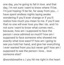 Jargon is generally related to a specific profession, which is why it sounds like gobbledygook to people outside that occupation. Heartbreak Unrequited Love And Quote Image 7042552 On Favim Com