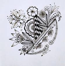 30 gambar doodle art nama huruf simple keren mudah. Gambar Vignet Mudah Ditiru