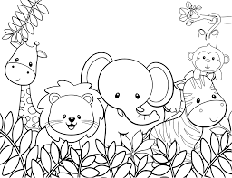 Help your kids celebrate by printing these free coloring pages, which they can give to siblings, classmates, family members, and other important people in their lives. Cute Baby Animal Coloring Pages Pdf Coloringfolder Com