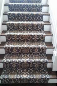 Fine Wool Oriental Patterned Carpet Stair Runner In Shades Of Grey And Beige By K Powers Company Patterned Stair Carpet Patterned Carpet Rugs On Carpet