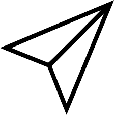 Black Shape Paper Plane Png Image Paper Plane Paper Vector Icon Design