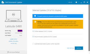 Dell Command Update Download for PC Windows Install package