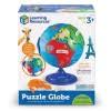 Globe measures 8 in diameter; Learning Resources Puzzle Globe