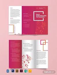 Beautifully designed, easily editable templates to get your work done faster & smarter. Free 27 Music Brochure Templates In Psd Ai Google Docs Apple Pages Publisher Ms Word Indesign