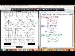 Surface Area Of Prisms And Pyramids Worksheet Jobs Now