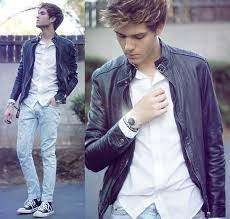 Light Edge By Adam Gallagher Mens Outfits Leather Jacket Men Zara Leather Jacket