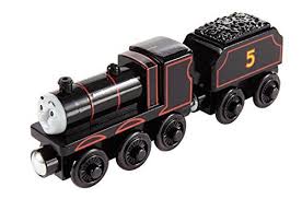 This Is James It Is An Elegant Looking Train With Black And Red Design The Usual Colors Used For James Is Re Thomas And Friends Wooden Thomas The Tank Engine