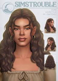 101+ Stylish Sims 4 Curly Hair CC to Add to Your CC Folder