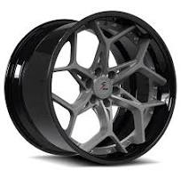 Gray/Gunmetal Custom Deep Dish/Concave Forged Wheels&Rims ...
