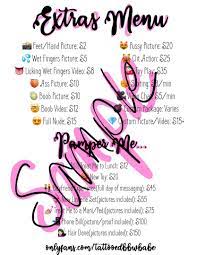 What content sells best on onlyfans? Excited To Share This Item From My Etsy Shop Onlyfans Tip Menu Hoe Tips Baddie Tips Tips