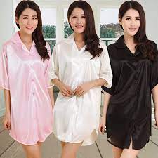 Maybe you would like to learn more about one of these? Musim Panas Viscose Seksi Tombol Kemeja Baju Tidur Wanita Lengan Panjang Tipis Baju Tidur Warna Solid Kasual Lounge Female Sleepwear Nightgown Long Sleeveslong Sleeve Sleepwear Aliexpress