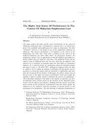 Where it is agreed that employee's period of probation will be extended, it is important for the manager to set out the terms of extension in writing. Pdf Parasuraman B Muniapan B Rathakrishnan B And Abdullah M M 2010 The Rights And Status Of Probationers In The Context Of Malaysian Employment Law Industrial Law Reports Volume 3 Ilr 1 Pp Xlv Lxiv