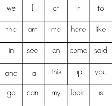 Make sure to print the cards twice to have two of each card for the game! Sight Word Bingo Card 6 Sight Words Kindergarten Word Bingo Sight Words