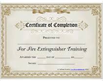 Satisfy osha's training and certification requirement osha regulation 29 cfr 1910.157(g)(1) and (2) for your organization. Free Printable Fire Extinguisher Training Certificate Templates