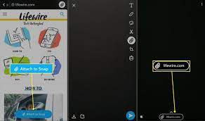 Over on the right you'll see a little paper clip icon; How To Add A Link On Snapchat