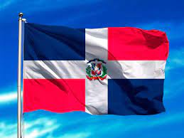 The flag of the dominican republic represents the dominican republic and, together with the coat of arms and the national anthem, has the status of a national symbol. Bandera De Republica Dominicana Tienda De Decoracion Online