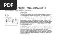 Proximity Transducer | PDF | Electromagnetism | Physical ...