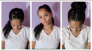 Trendy Rubber Band Hairstyles On Relaxed Hair Beginner Short Hair F Relaxed Hair Rubber Band Hairstyles Short Hair Styles