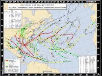 Atlantic Basin Hurricane Tracking Chart National