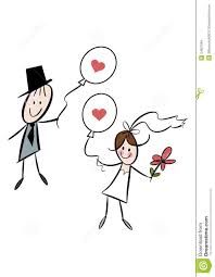Cute Cartoon Bride And Groom With Balloons Funny Bride Bride And Groom Cartoon Cute Cartoon