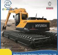 Amphibious Dredger New Backhoe Dredger with Cutter Suction Pump Durable  Dredging Excavator