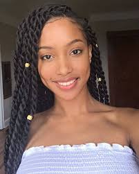 Many kinky twist hairstyles feature daring hair color combinations, and this one is no different. 50 Beautiful Ways To Wear Twist Braids For All Hair Textures For 2020