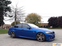 Matte Metallic Blue Bmw 3 Series Vinyl Car Wrap Car Wraps In Toronto Montreal Miami Bmw Bmw 3 Series Metallic Blue