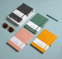 Fashion Portable PU Leather Notebook Portable Durable Business Office  Notepad A5 Student Waterproof Notebook