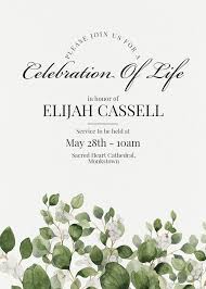 No reviews yet write a review. Free Celebration Of Life Invitation Templates Adobe Spark