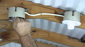 Only put the fuse in at the end of the process or if you need to check to make sure the lights work before more permanently mounting them. How To Install Two Electric Lights In A Ceiling Electrical Solutions Youtube