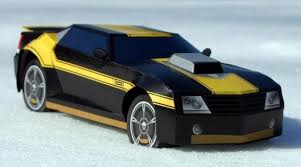 Animated series, bumblebee turned into a supermini police car. Pin By Seval Ersin On Papermau Blogspot Com Transformers Prime Bumblebee Paper Models Transformers Prime