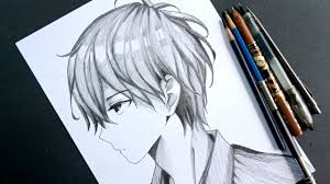 Handsome anime guys cute anime guys hot anime boy. How To Draw Anime Boy In Side View Anime Drawing Tutorial For Beginners Youtube