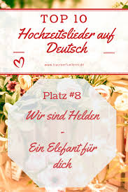 Die wahl der hochzeitslieder ist etwas ganz besonderes, denn wenn ihr eines davon später einmal hört, wird es euch immer an den speziellen moment auf der. Top 10 Der Schonsten Deutschen Lieder Zur Hochzeit Traumerfullerin Lieder Hochzeit Hochzeitslieder Liebeslieder Hochzeit